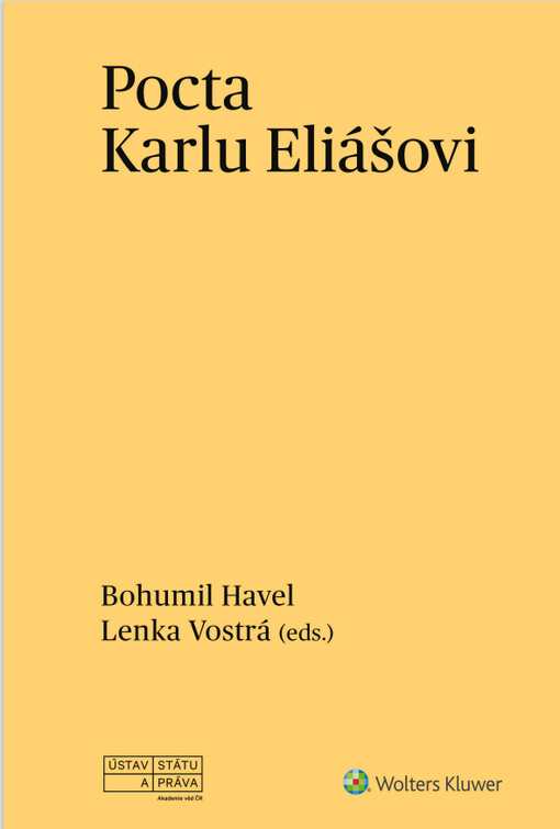 Pocta Karlu Eliášovi : k 70. narozeninám