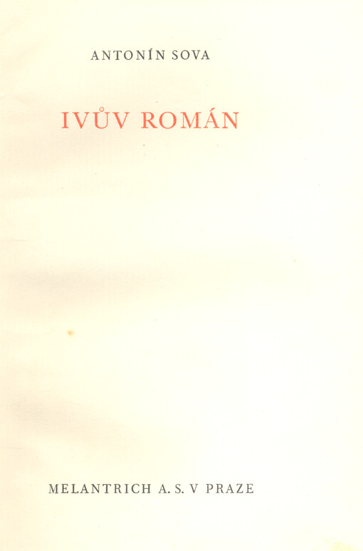 Ivův román