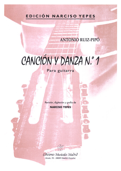 Canción y danza N.° 1 : para guitarra