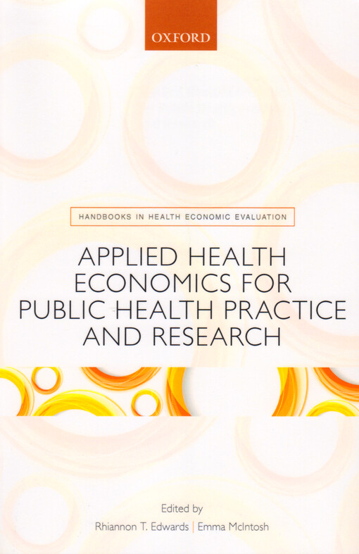 Applied health economics for public health practice and research