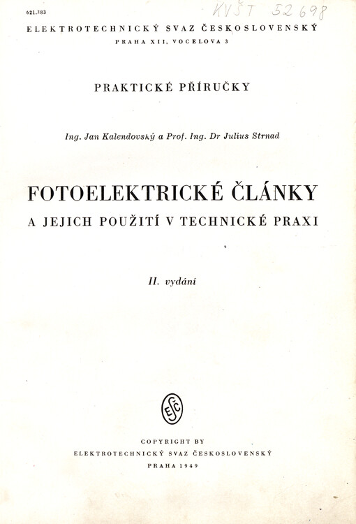 Fotoelektrické články a jejich použití v technické praxi