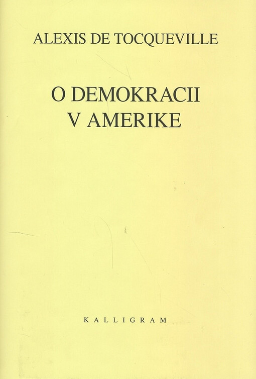 O demokracii v Amerike