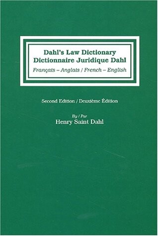 Wörterbuch Recht : Französisch-Deutsch, Deutsch-Französisch = Dictionnaire de droit : français-allemand, allemand-français