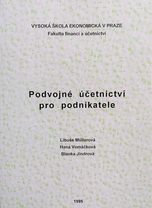 Podvojné účetnictví pro podnikatele.