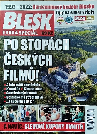 Po stopách českých filmů! :1992-2022 : narozeninový bedekr blesku : tipy na super výlety /