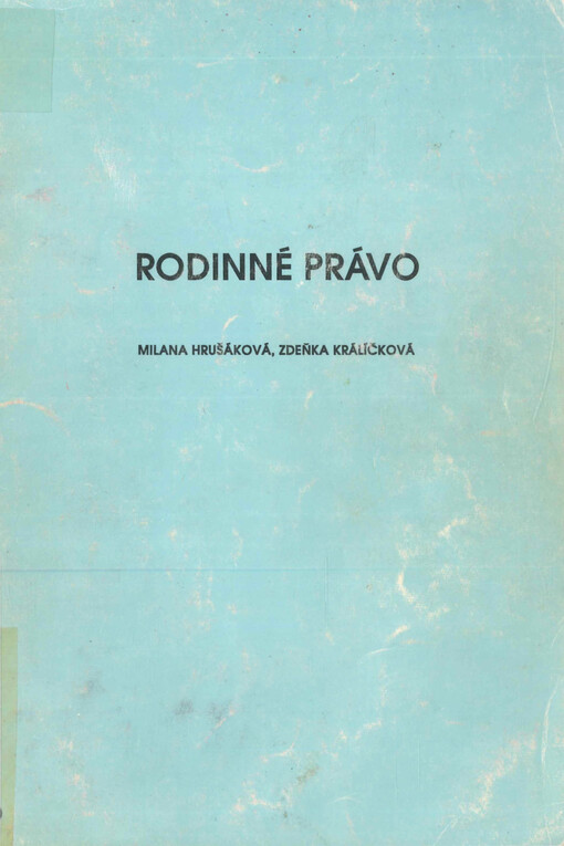 Rodinné právo : příklady k řešení