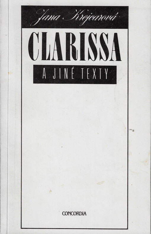 Clarissa a jiné texty