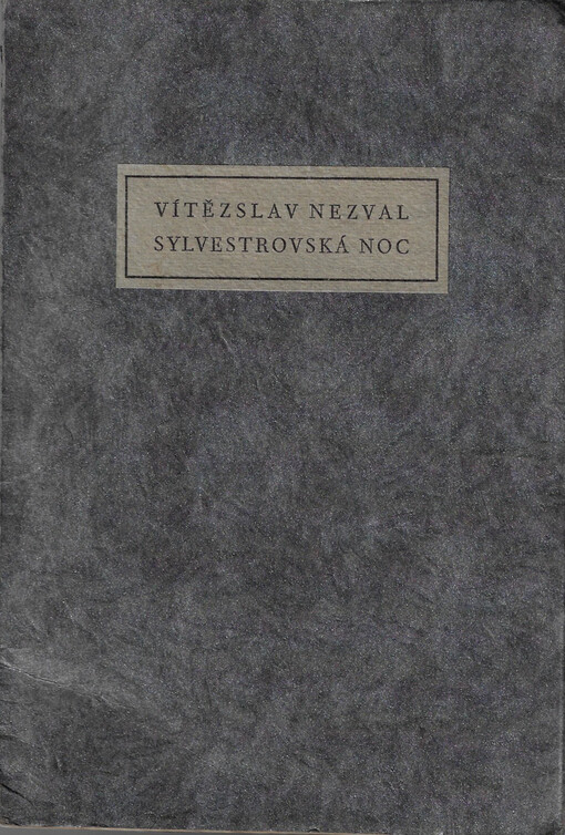 Sylvestrovská noc : [Báseň