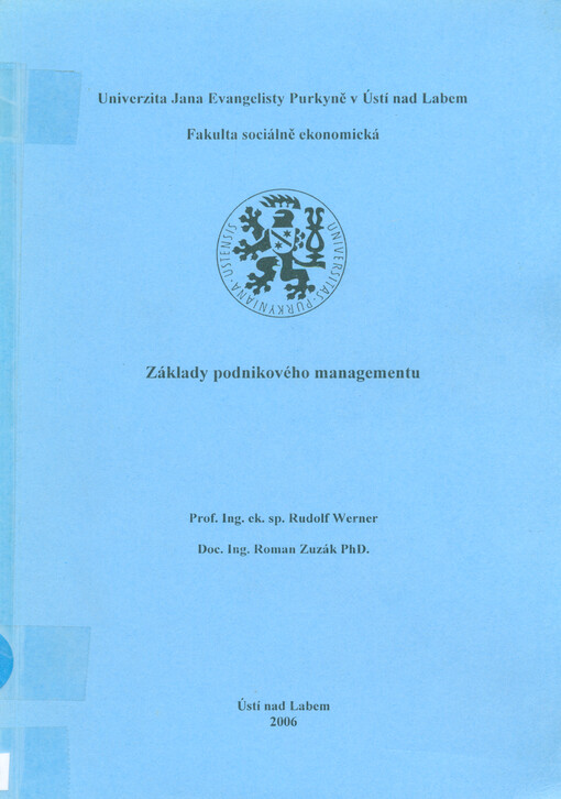 Základy podnikového managementu