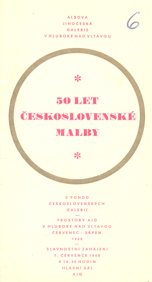 50 let československé malby : z fondu československých galerií