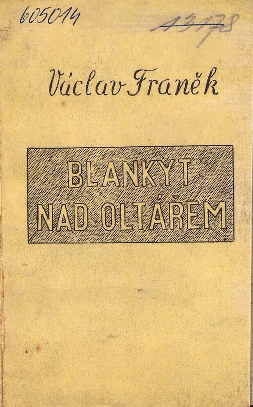 Blankyt nad oltářem :[básně]