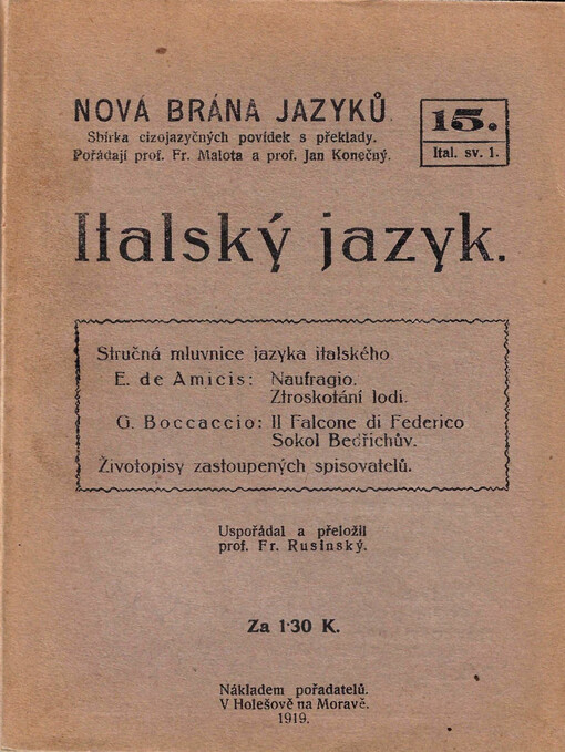 Italský jazyk