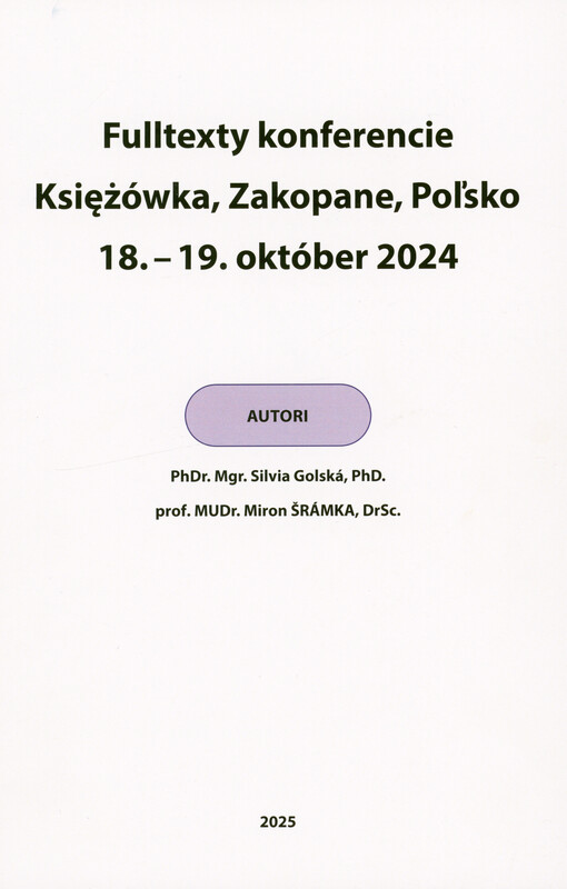 Fulltexty konferencie Księżówka, Zakopane, Poľsko 18.-19. október 2024