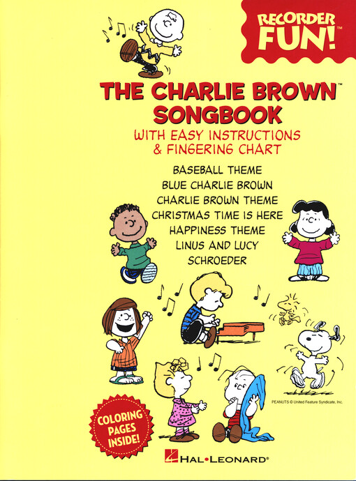 The Charlie Brown Songbook : with easy instructions & fingering chart