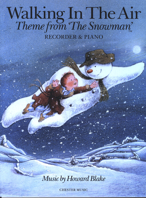 Walking in the air : theme from The Snowman : recorder & piano