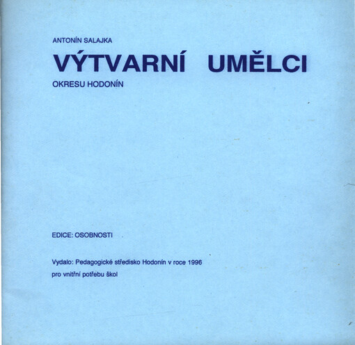 Výtvarní umělci okresu Hodonín