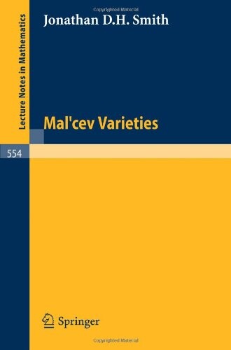 Mal'cev Varieties (Lecture Notes in Mathematics)