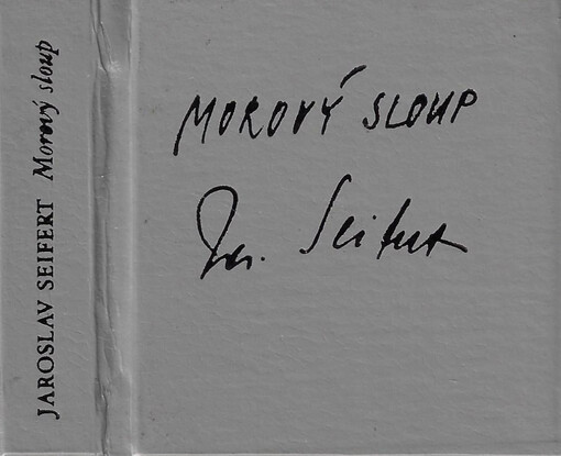 Morový sloup : verše z let 1968-1970 : definitivní úprava textu srpen 1979