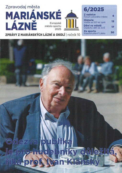 Zpravodaj města Mariánské Lázně : informace z radnice - zajímavosti - přehled akcí - inzerce