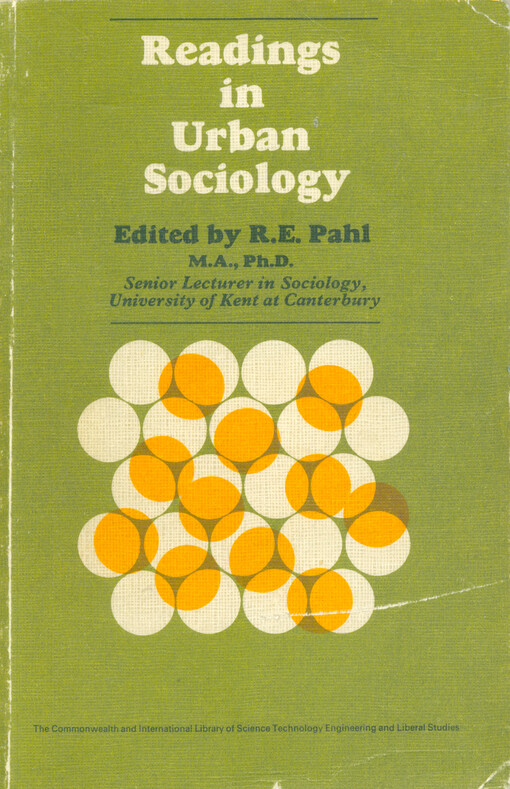 Readings in urban sociology