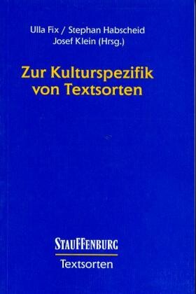 Zur Kulturspezifik von Textsorten.