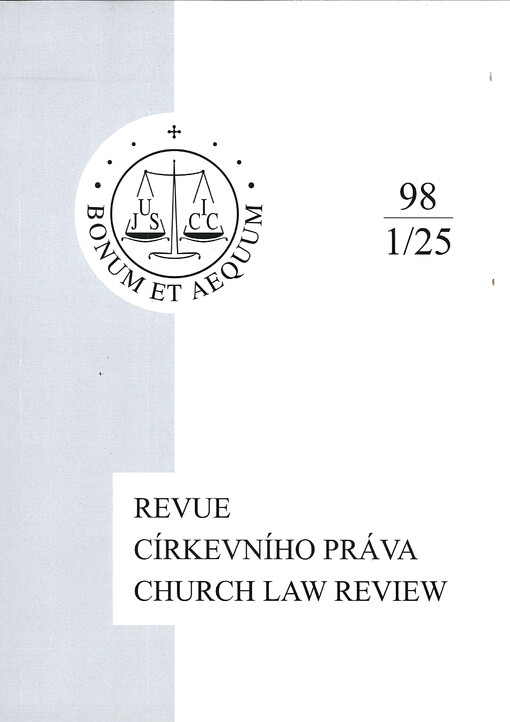 Revue církevního práva = Church law review