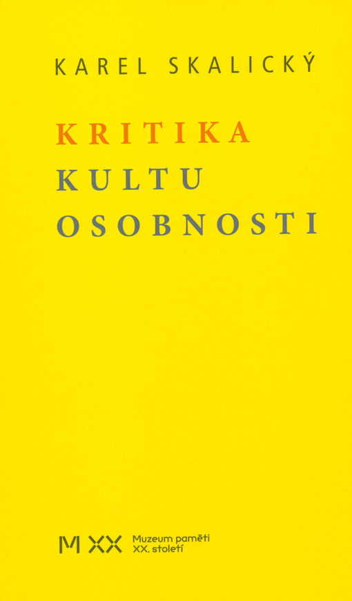 Kritika kultu osobnosti