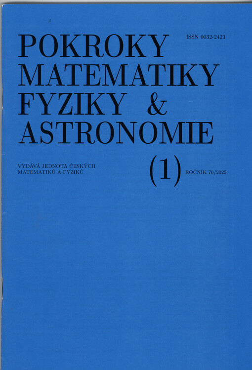 Pokroky matematiky, fyziky a astronomie