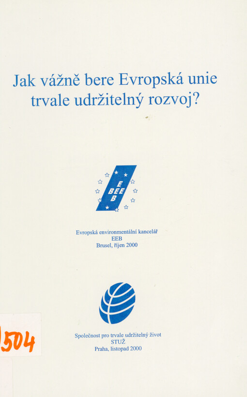 Jak vážně bere Evropská unie trvale udržitelný rozvoj?