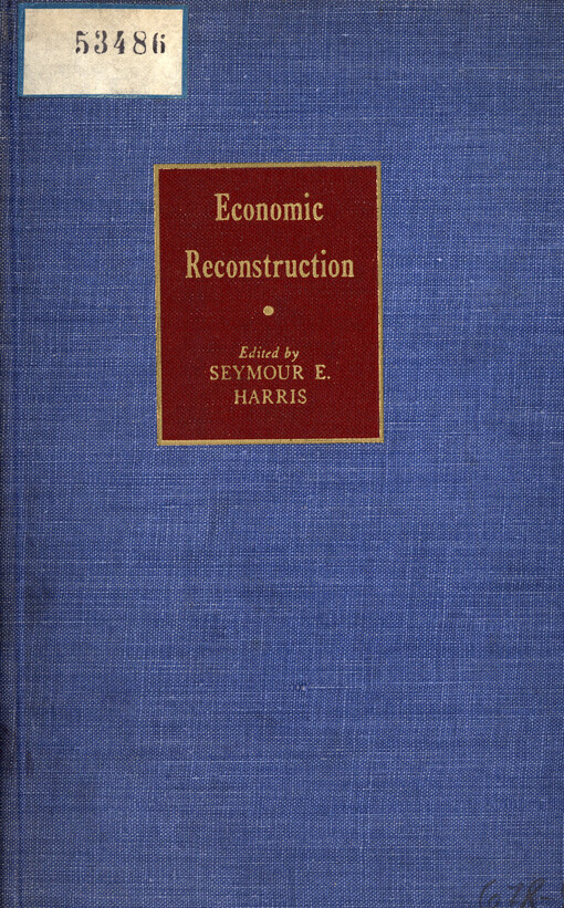 Economic reconstruction