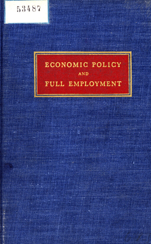 Economic policy and full employment
