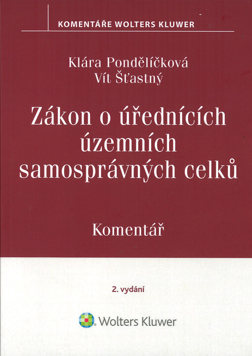 Zákon o úřednících územních samosprávných celků : komentář