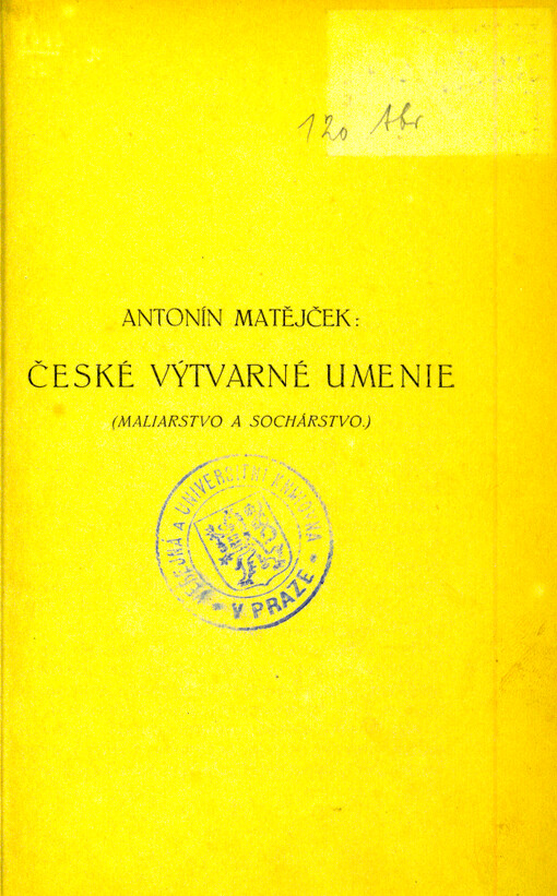 České výtvarné umenie : (maliarstvo a sochárstvo)