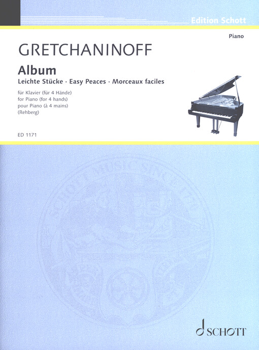Album : Leichte Stücke : für Klavier für 4 Hände