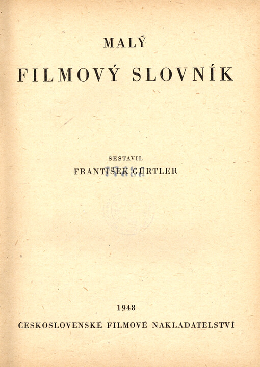 Malý filmový slovník