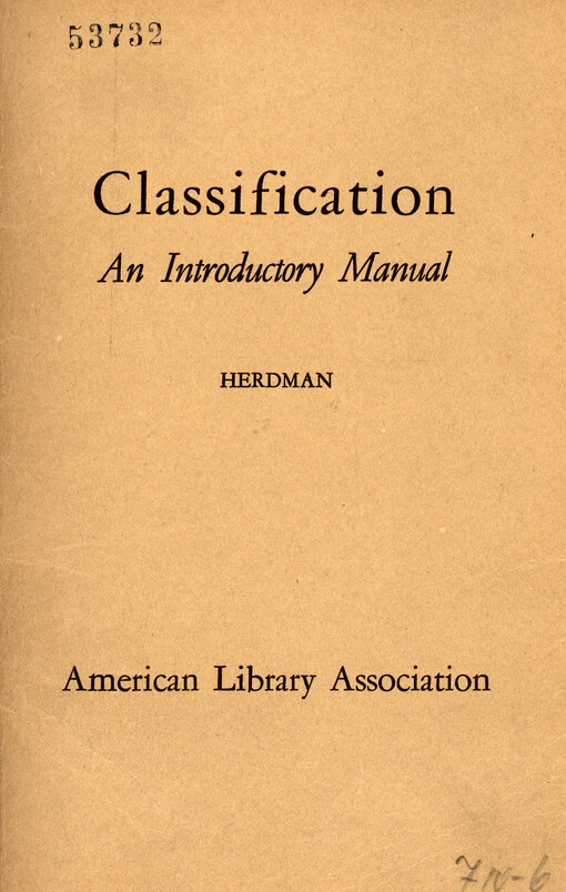 Classification : an introductory manual