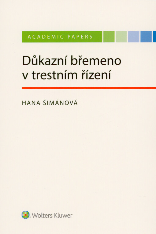 Důkazní břemeno v trestním řízení