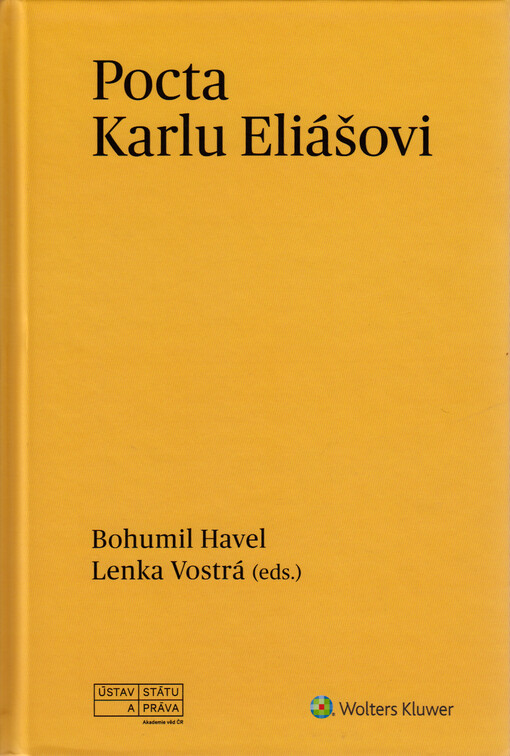 Pocta Karlu Eliášovi k 70. narozeninám