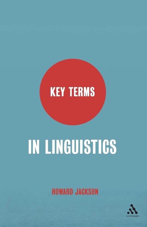 Key terms in linguistics