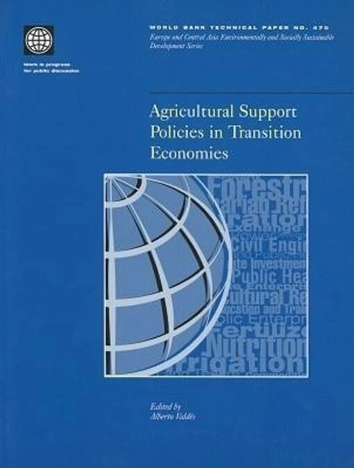 Agricultural support policies in transition economies