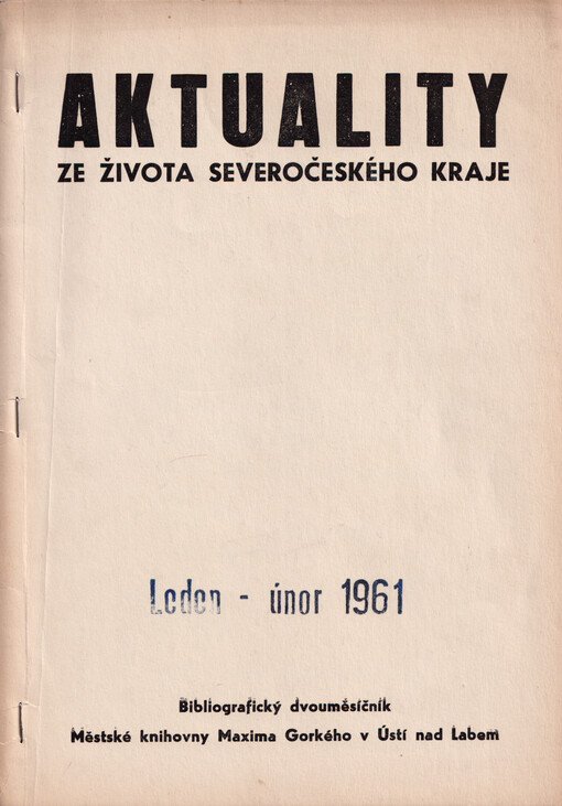 Aktuality ze života Severočeského kraje