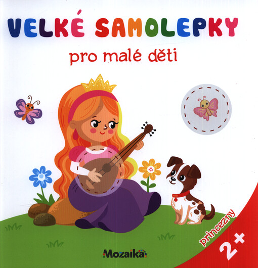 Velké samolepky pro malé děti. Princezny