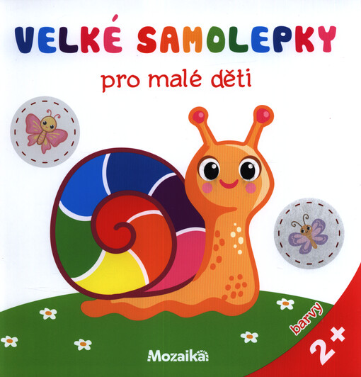 Velké samolepky pro malé děti. Barvy