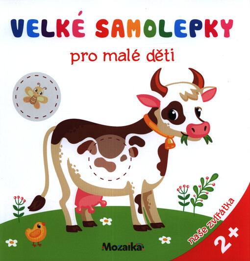 Velké samolepky pro malé děti. Naše zvířátka