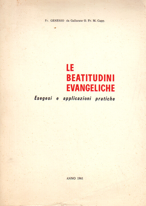Le beatitudini evangeliche