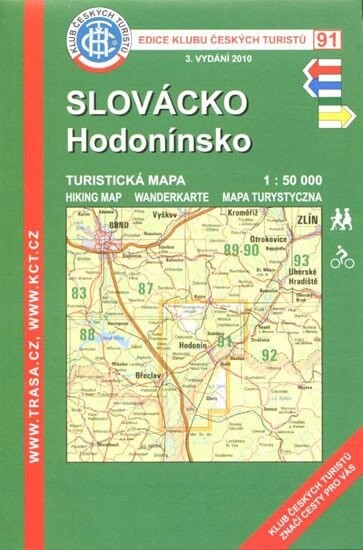 Slovácko - Hodonínskoturistická mapa : 1:50 000