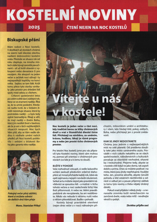 Kostelní noviny : čtení nejen na noc kostelů : 2025