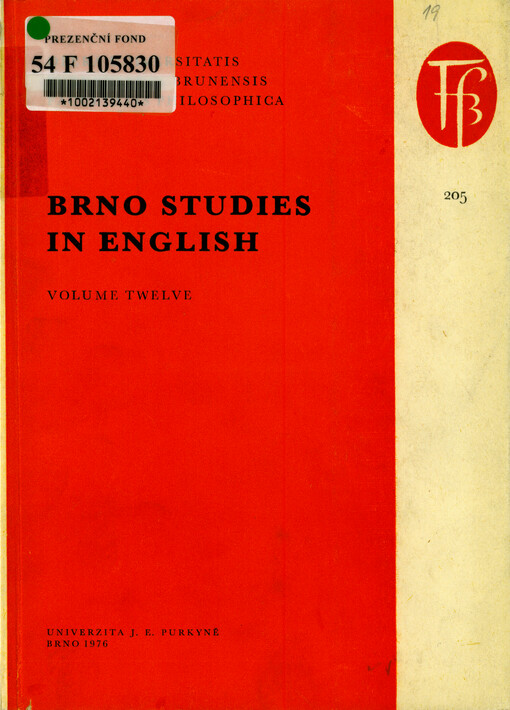 Brno studies in English