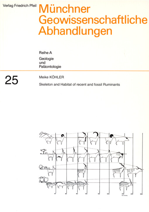 Skeleton and habitat of recent and fossil Ruminants