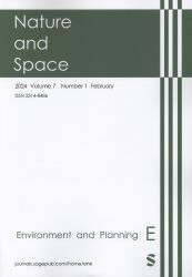 Environment and planning. E, Nature and space